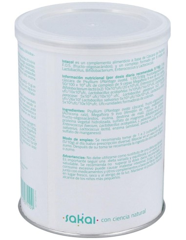 Intecol Complejo Probiotico 220Gr. de Sakai