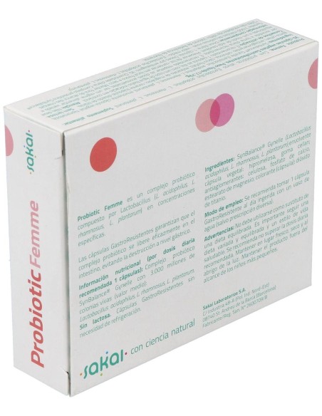 Probiotic Femme 30Cap. de Sakai