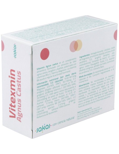 Vitexmin Agnus Castus 60Cap. de Sakai