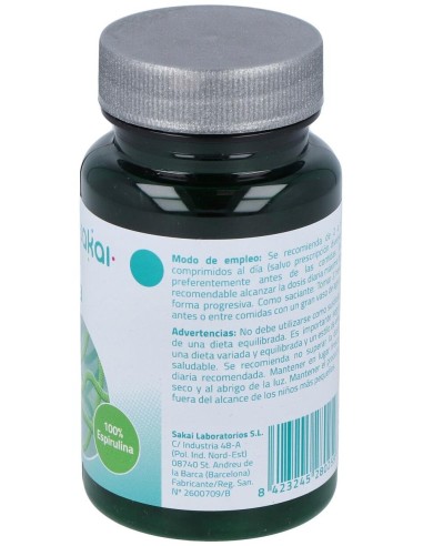 Espirulina !20 Comprimidos de Sakai