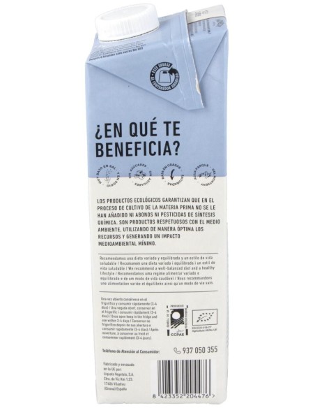Bebida Vegetal De Almendras 1Lt 6Uds. Bio S/A de Monsoy