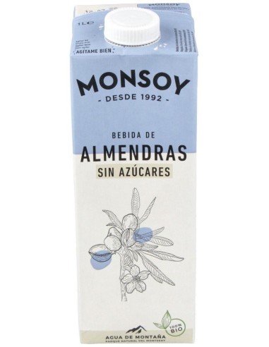 Bebida Vegetal De Almendras 1Lt 6Uds. Bio S/A de Monsoy