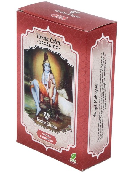 Henna Polvo Caoba Luminoso 100Gr. de Radhe Shyam