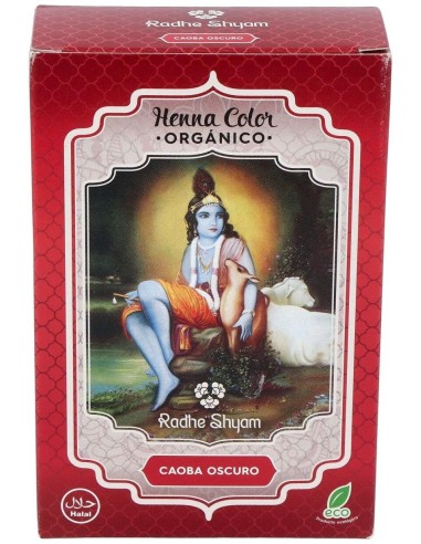 Henna Polvo Caoba Oscuro 100Gr. de Radhe Shyam