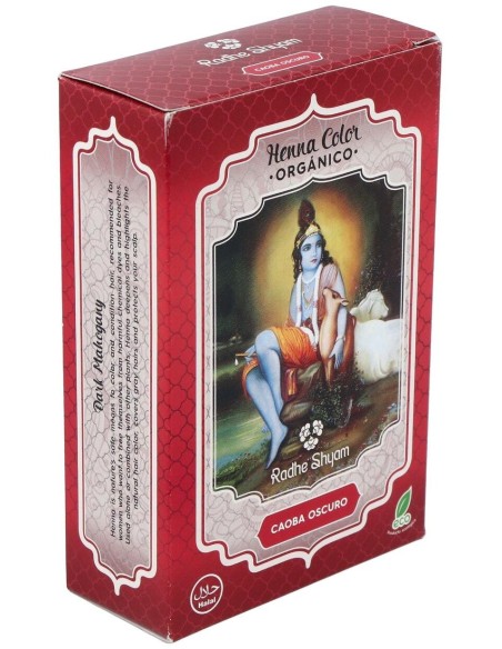 Henna Polvo Caoba Oscuro 100Gr. de Radhe Shyam