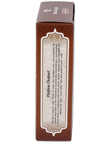 Henna Polvo Castaño Medio 100Gr. Eco de Radhe Shyam