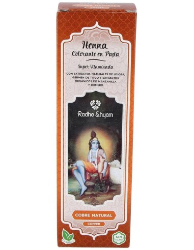 Henna Pasta Cobre Natural 200Gr. de Radhe Shyam