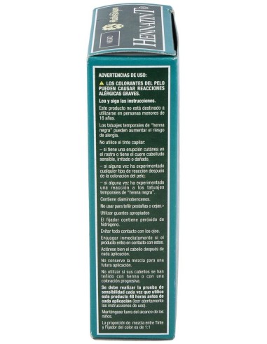 Hennatint Negro 60Ml. de Radhe Shyam