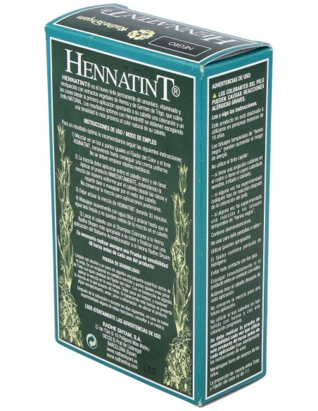 Hennatint Negro 60Ml. de Radhe Shyam