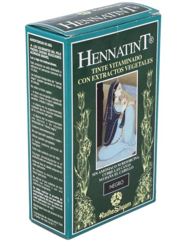 Hennatint Negro 60Ml. de Radhe Shyam