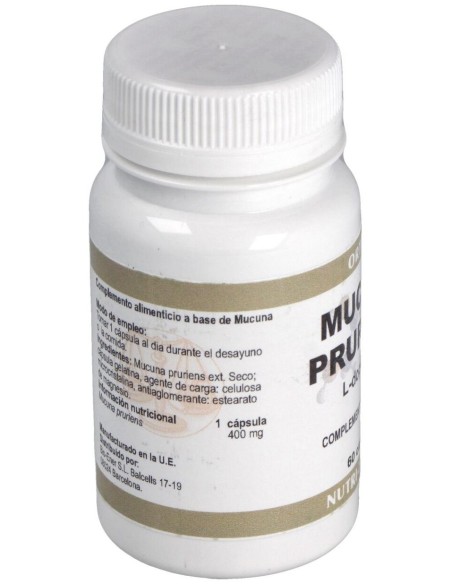 Mucuna Pruriens 400Mg. 60Cap. de Ortocel Nutri-Therapy