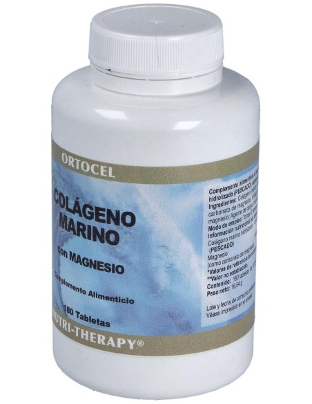 Colageno Marino Con Magnesio 180Comp. de Ortocel Nutri-Therapy