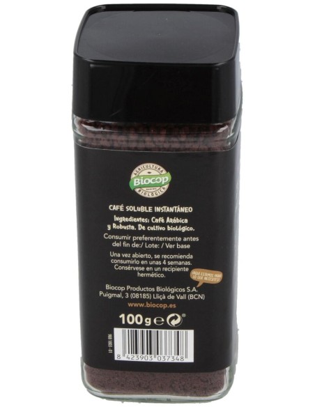 Cafe Soluble Instantaneo 100Gr. Bio de Biocop