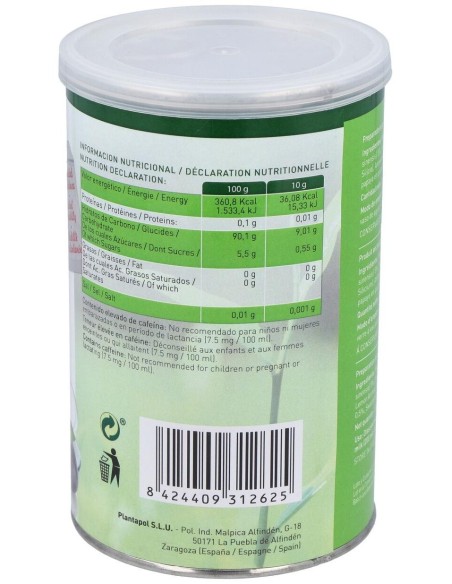 Te Verde Con Papaya Y Ciruela Bote 200Gr.Instantan de Plantapol