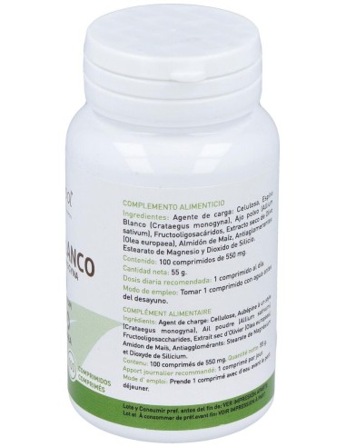 Espino Blanco, Ajo, Olivo (100 Comprimidos 550 Mg)                                  de Plantapol