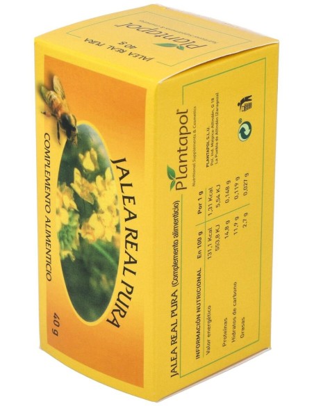 Jalea Real Fresca 40Gr. (Refrigeracion) de Plantapol