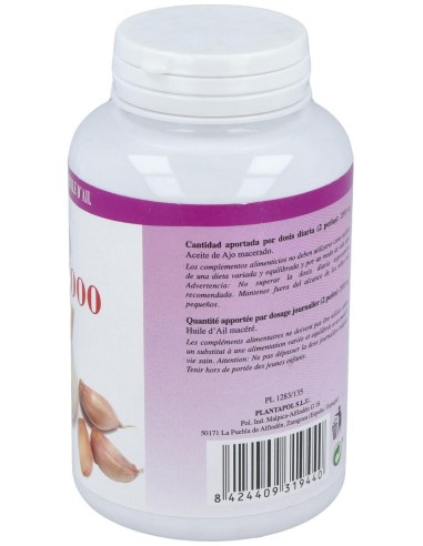 Ajo 1000 120Perlas de Plantapol