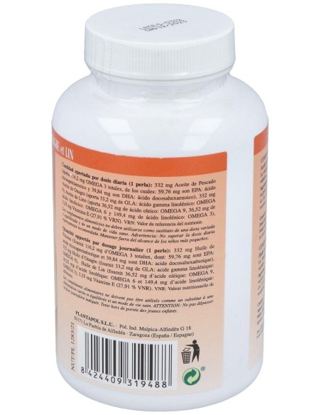 Omega 3-6-9 120Perlas de Plantapol