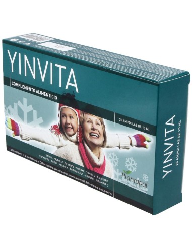 Yinvita (Ginseng+Shitake+Eleutero.) 20Amp. de Plantapol
