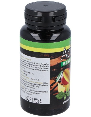 Adipol (Mango Africano,Te Verde,Cromo) 60Cap. de Plantapol