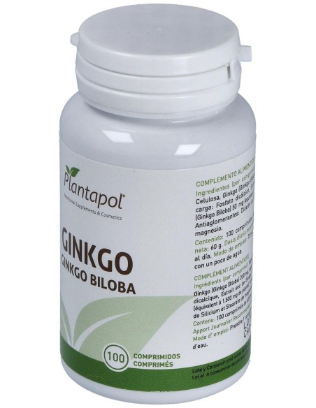 Ginkgo Biloba 600Mg. 100Comp. de Plantapol
