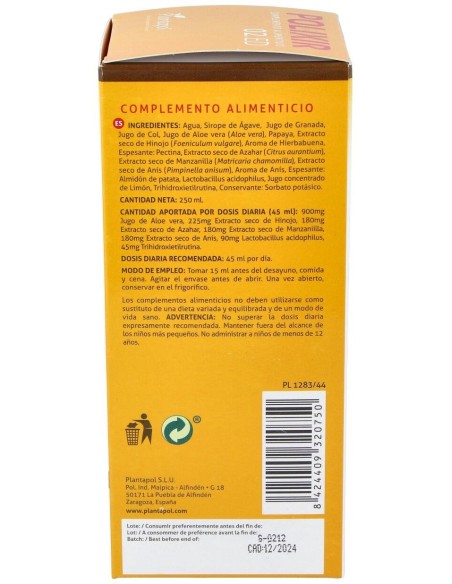 Polixir 02 Ed (Digestivo) Jarabe 250Ml. de Plantapol