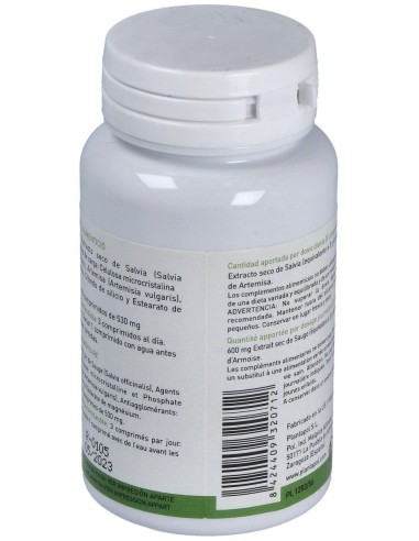 Salvia y Artemisia (90 Comprimidos 530 Mg) de Plantapol