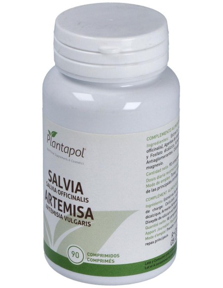 Salvia y Artemisia (90 Comprimidos 530 Mg) de Plantapol