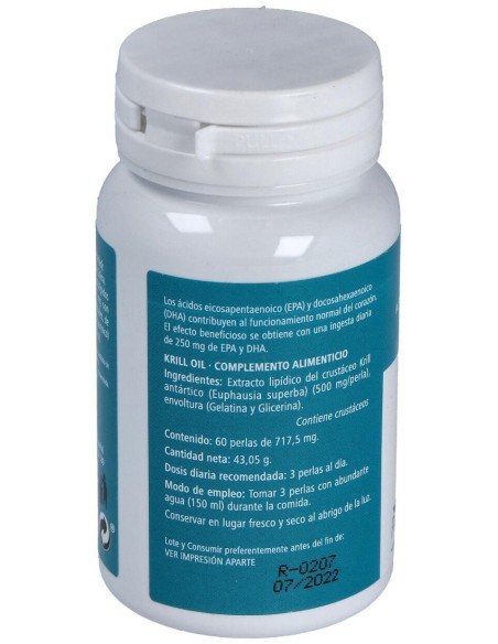 Krill Oil Aceite De Krill Antartico 60Perlas de Plantapol