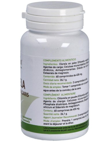 Clorela (60 Comprimidos 435 Mg)                                                     de Plantapol