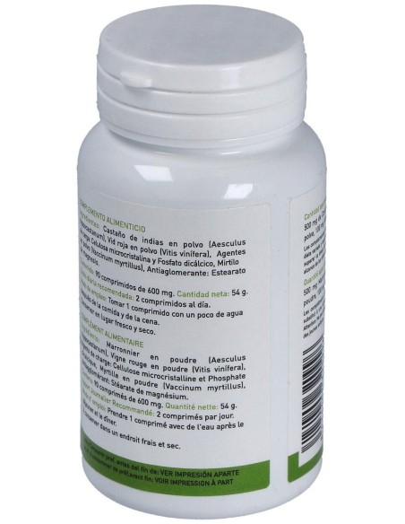 Castaño De Indias+Vid Roja+Mirtilo 90Comp. de Plantapol