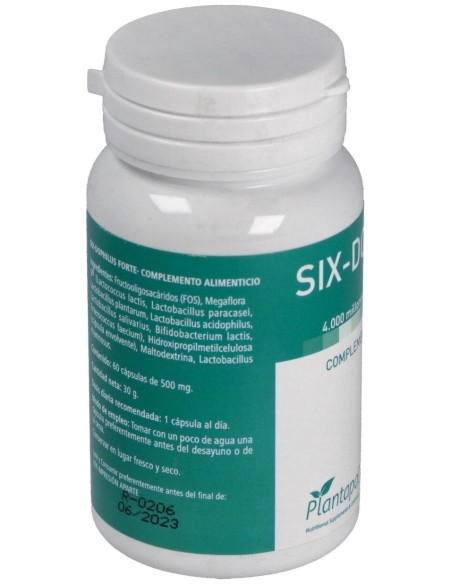 Six Dophilus Forte 60Cap. de Plantapol