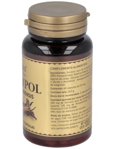 Cordypol Cordyceps + Vit C 60Cap. de Plantapol