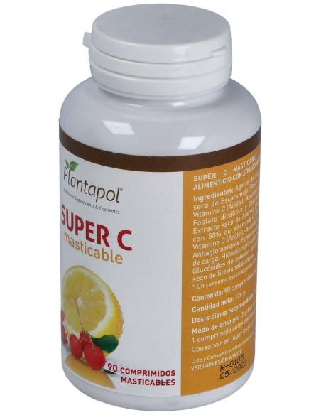Super C ( Acerola, Escaramujo, Vitamina C) de Plantapol