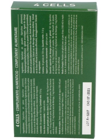 4 Cells 30Cap. de Plantapol