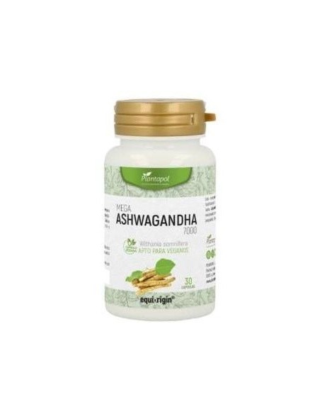 Mega Ashwagandha 7000 30Cap. de Plantapol