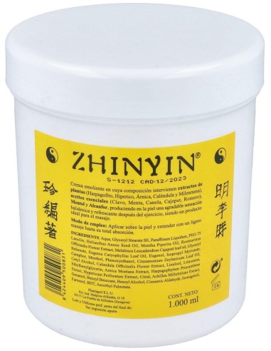 Zhinyin Crema De Masaje 1Kg. de Plantapol