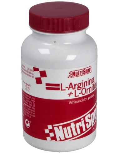 L-Arginina L-Ornitina 500Mg. 100Cap. de Nutrisport