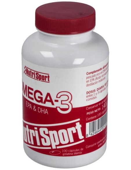 Omega 3 1400Mg. Epa Y Dha 100Cap. de Nutrisport