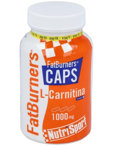 L-Carnitina Fat Burners 105Caps. de Nutrisport