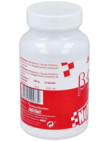 B-Caps Beta-Alanina 100Cap. de Nutrisport