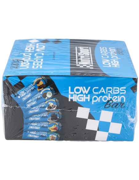 Low Carbs High Protein Brownie 16Barritas de Nutrisport