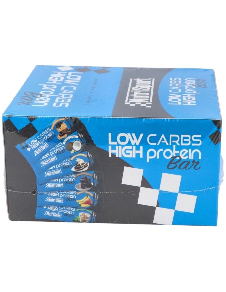 Low Carbs High Protein Cookies-Cream 16Barritas de Nutrisport
