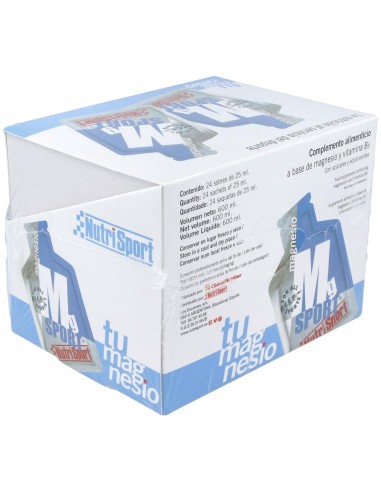 Magnesio Liquido Calambres Caja 24Sbrs. de Nutrisport