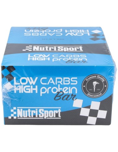 Low Carbs High Protein Choco-Galleta 16Barritas de Nutrisport