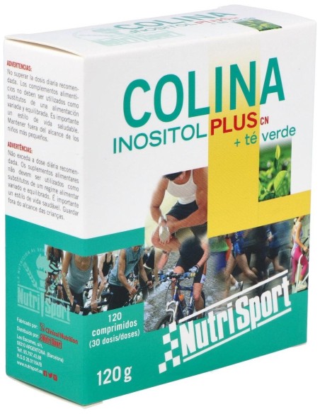 Colina Inositol Plus + Te Verde 120Comp. de Nutrisport