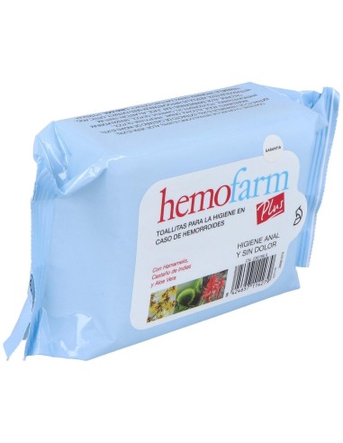 Hemofarm Plus Hemorroides 40Toallitas de Hemofarm