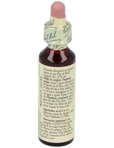 Flores Bach Red Chestnut Castaño Rojo 20Ml. de Flores Bach Original