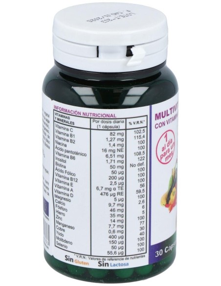 Multivitaminico Mineral 30Caps. de Robis