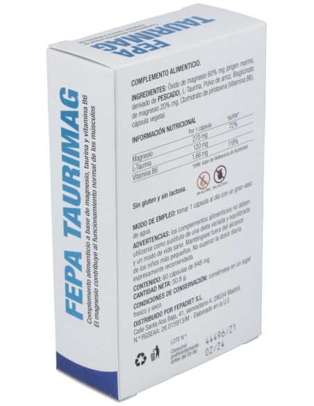 Fepa-Taurimag 60Cap. de Fepadiet